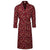 Lightweight Men's Dressing Gown - Gekko Claret