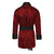 Clarke Men's Short Smoking Jacket - Claret