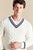 Cricket Jumper Model Photo Front Closeup | Bown of London