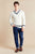 Cricket Jumper Model Photo Front | Bown of London