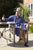 Blue Lightweight Dressing Gown - The Oxford Bathrobe lifestyle photo