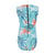 Turquoise Sunrise Sleeveless Back Zip Swimsuit Back View