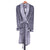 Women's Lunar Ladies Velvet Robe in Grey Front View