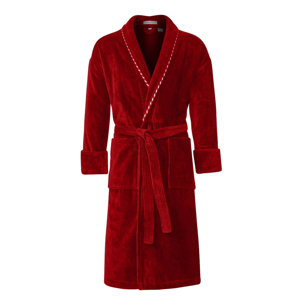 Men's Dressing Gown - Earl Claret