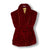 Howard Luxury Cotton Short Velvet Smoking Jacket in Burgundy