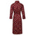 Lightweight Men's Dressing Gown - Gekko Claret