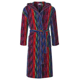 Women's Hooded Dressing Gown  - Multicolor