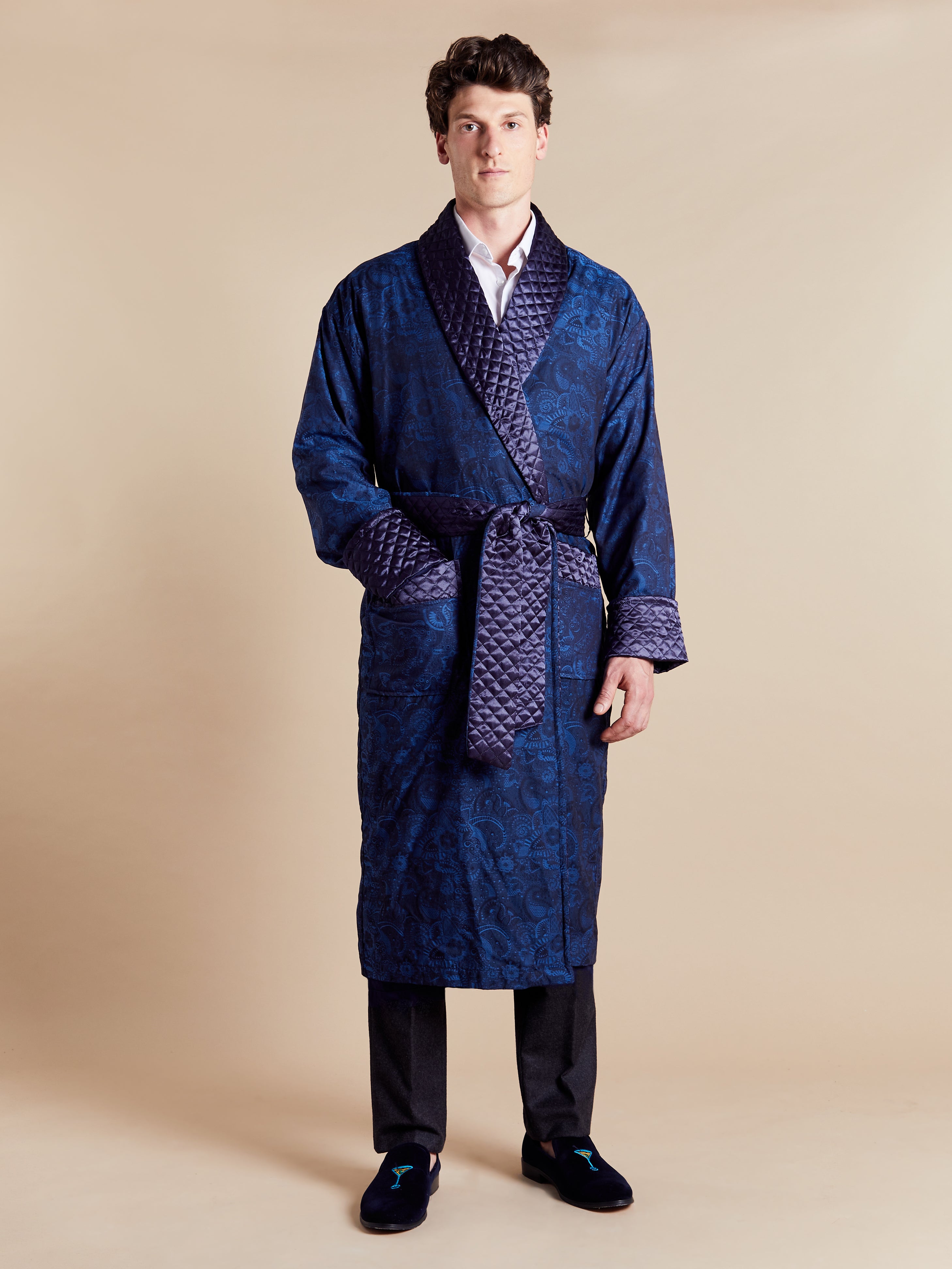 Sherlock Men's Long Smoking Jacket Bown of London – Bown of
