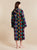 Women's Hooded Dressing Gown - Patchwork