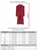 Men's Dressing Gown - Highland Size Chart
