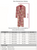 Men's Dressing Gown - Montana Size Chart