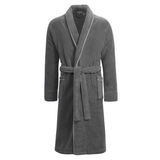 Men's Grey Towelling Dressing Gown - Europa