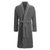 Men's Grey Towelling Dressing Gown - Europa