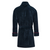 Rockefeller Luxury Cotton Short Velvet Smoking Jacket in Navy