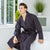 Lightweight Men's Dressing Gown - Atlas Grey Sat
