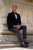 Made to Measure Double Breasted Mens Italian Velvet Smoking Jacket - Navy