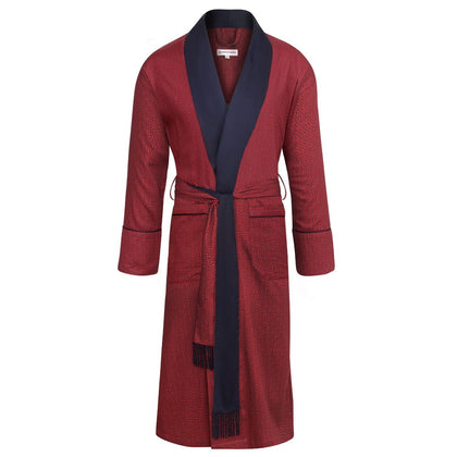 Red Lightweight Dressing Gown - The Cambridge Bathrobe