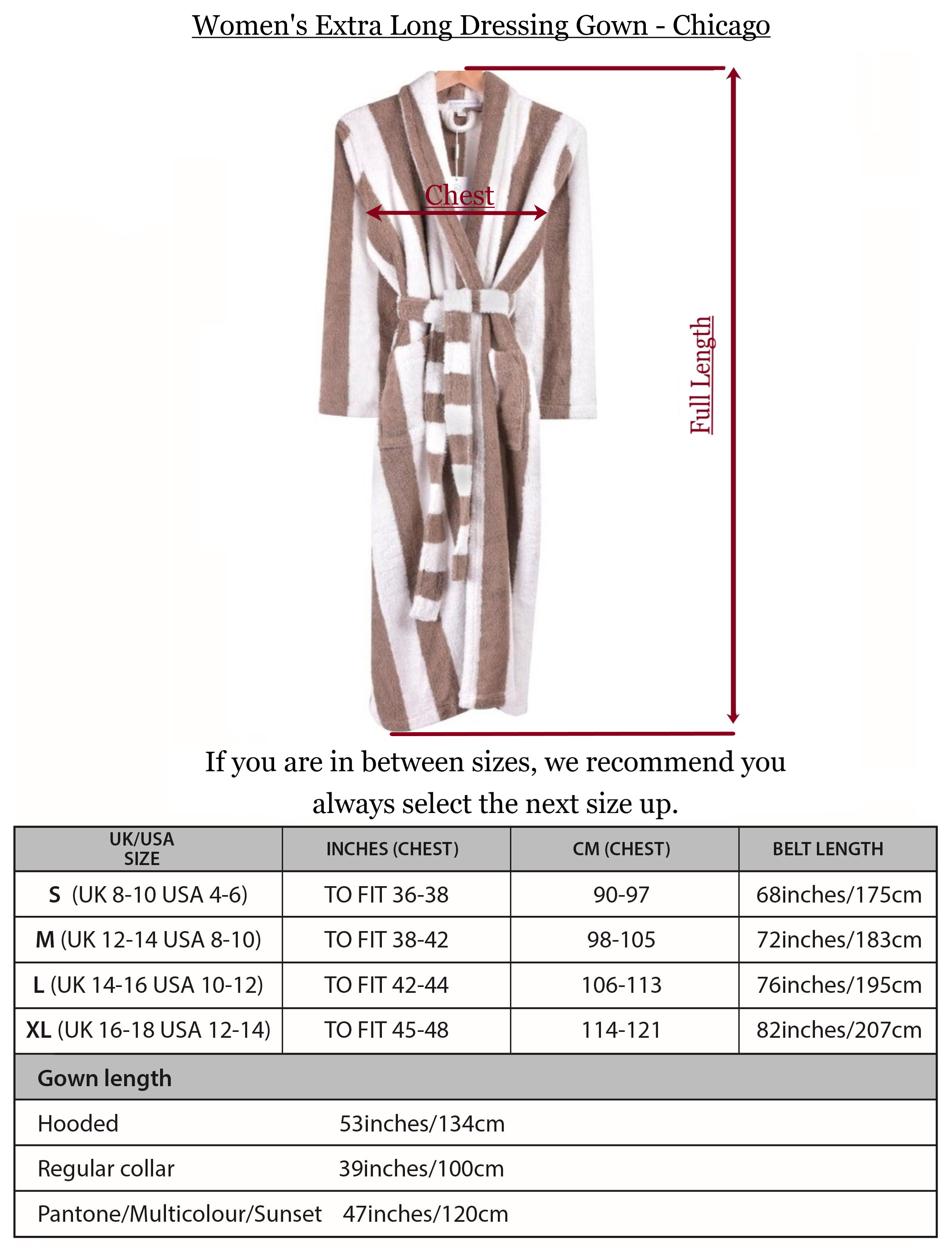 Women s Extra Long Dressing Gown Chicago