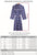 Lightweight Men's Dressing Gown - Gatsby Paisley Blue