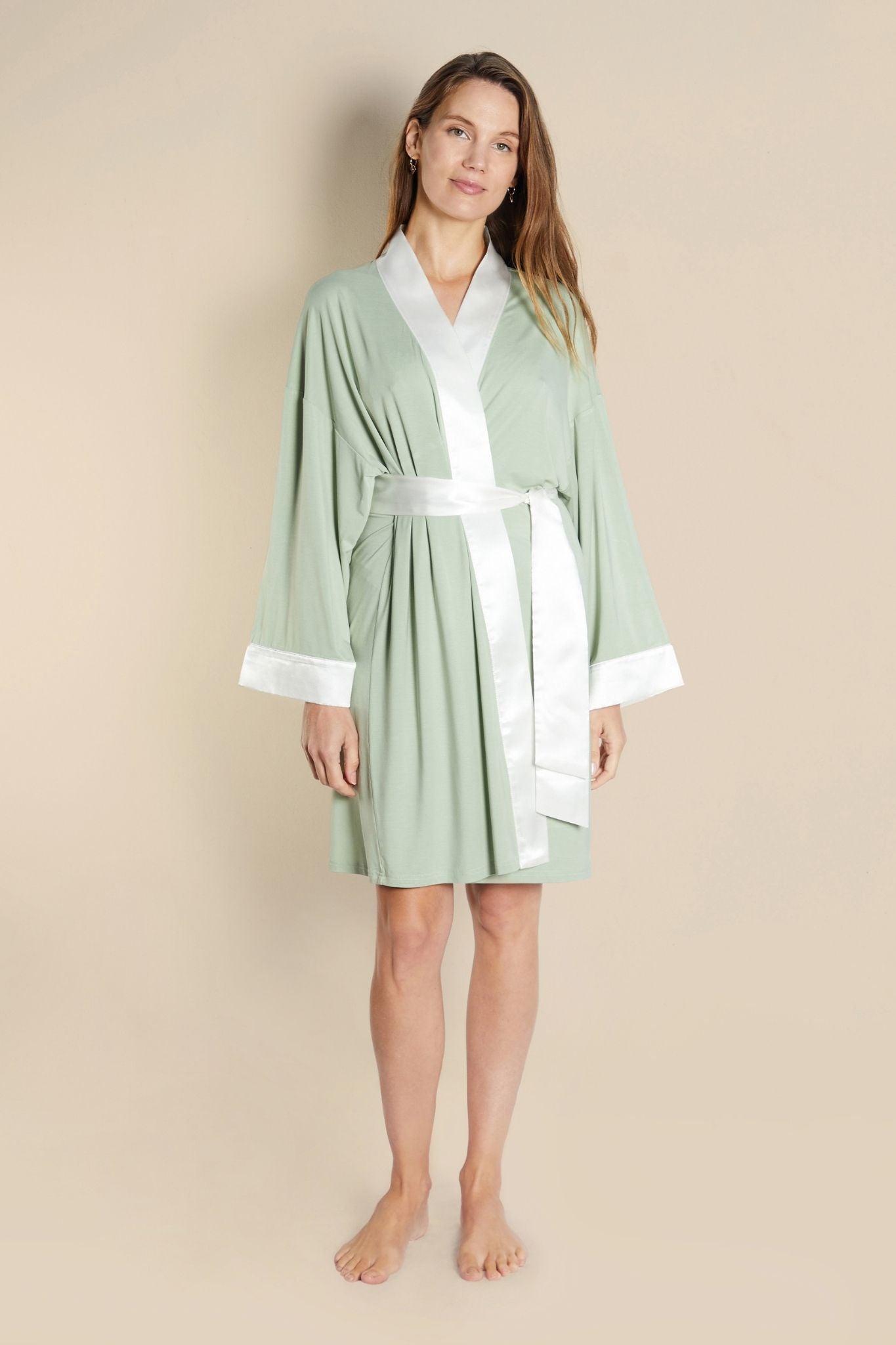 short thin dressing gown Bathrobe Women's Short Thin Lightweight Dressing Gown Lightweight Kimono with Belt Summer Travel Bathrobe Sexy Sauna Gown Short Robe Sleepwear Sauna