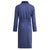 Blue Lightweight Dressing Gown reverse view - The Oxford Bathrobe