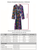 Women's Hooded Dressing Gown - Patchwork