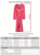 Women's Hooded Dressing Gown - Pink Diamond