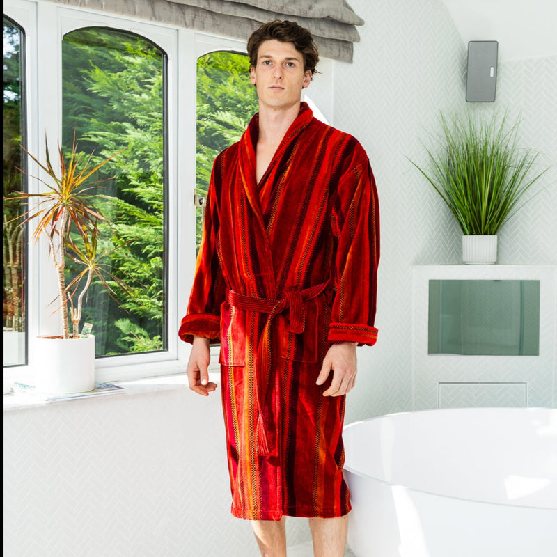 DAVID ARCHY Men's Coral Fleece Plush Robe Shawl Collar Heavyweight Full  Length Long Big and Tall Warm Bathrobe