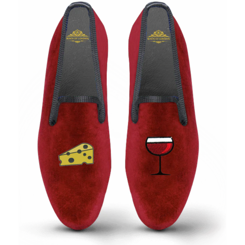Velvet Slippers Wine and Cheese | Bown of London
