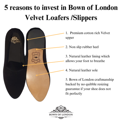 Women's Velvet Loafer/Slipper Fairy Wings