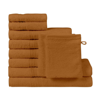 Homelover Towel Sets - Sahara Brown | 2 Bath Towels + 4 Hand Towels + 2 Guest Towels + 2 Washcloths