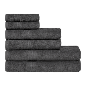Organic  Towel Sets - Coal Grey