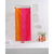 "This soft and plush cotton towel with a beautiful ombré hot design will become your go-to for beach days."