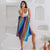 Beach Towel - Multicolour In Front Of Women's Model