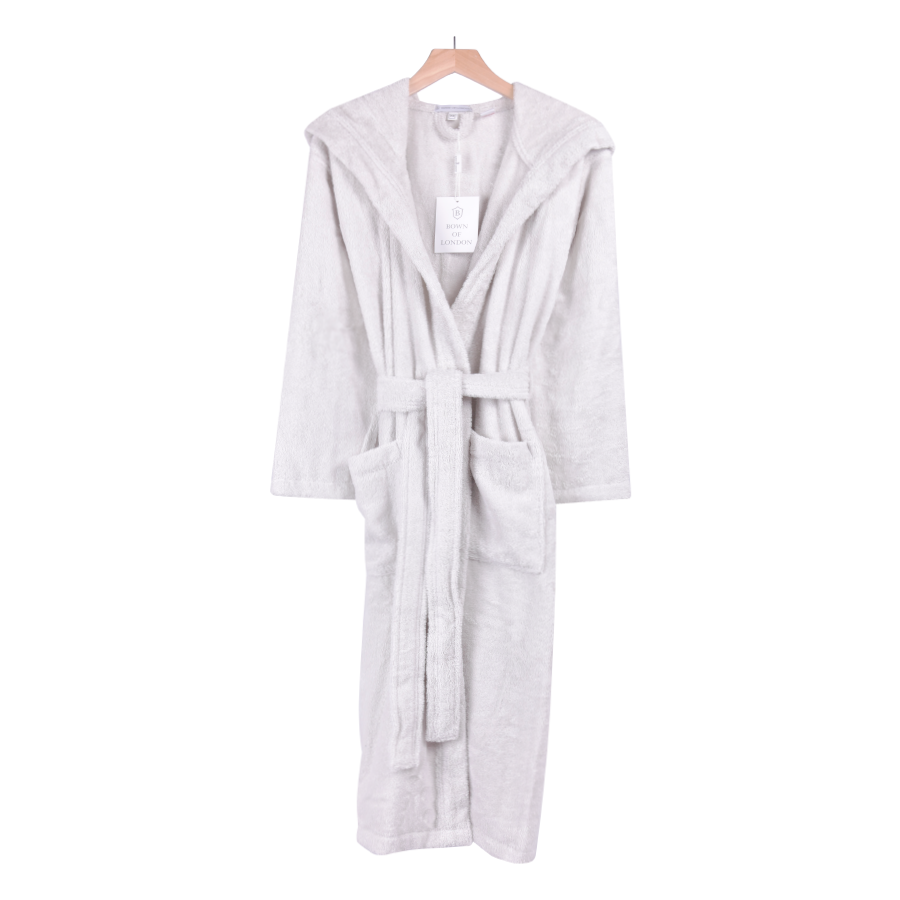 NUA Pale Grey Dressing Gown | Bown of London