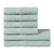 Homelover Towel Sets - Tea Green | 2 Bath Towels + 4 Hand Towels