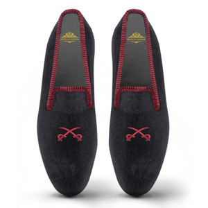 Velvet Slippers Sabre | Bown of London