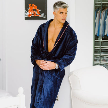 Men s Luxury Bathrobes and Dressing Gowns Bown of London Bown