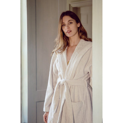 NUA Pale Grey Dressing Gown | Bown of London
